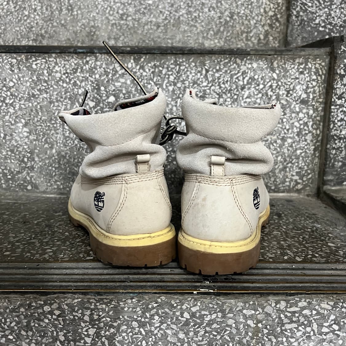 팀버랜드 롤탑 레더 앤 패브릭 부츠 상품이미지3