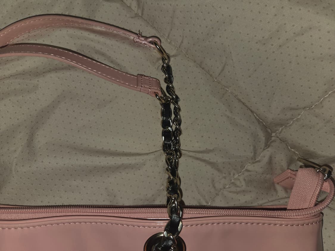 Pinky&Dianne 핑키앤다이안 갸루 핑크 퍼 체인 토트백 상품이미지5