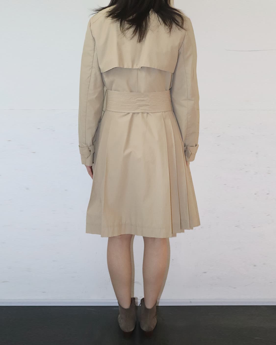 캘빈클레인 플리츠 디테일 트렌치 코트 상품이미지2