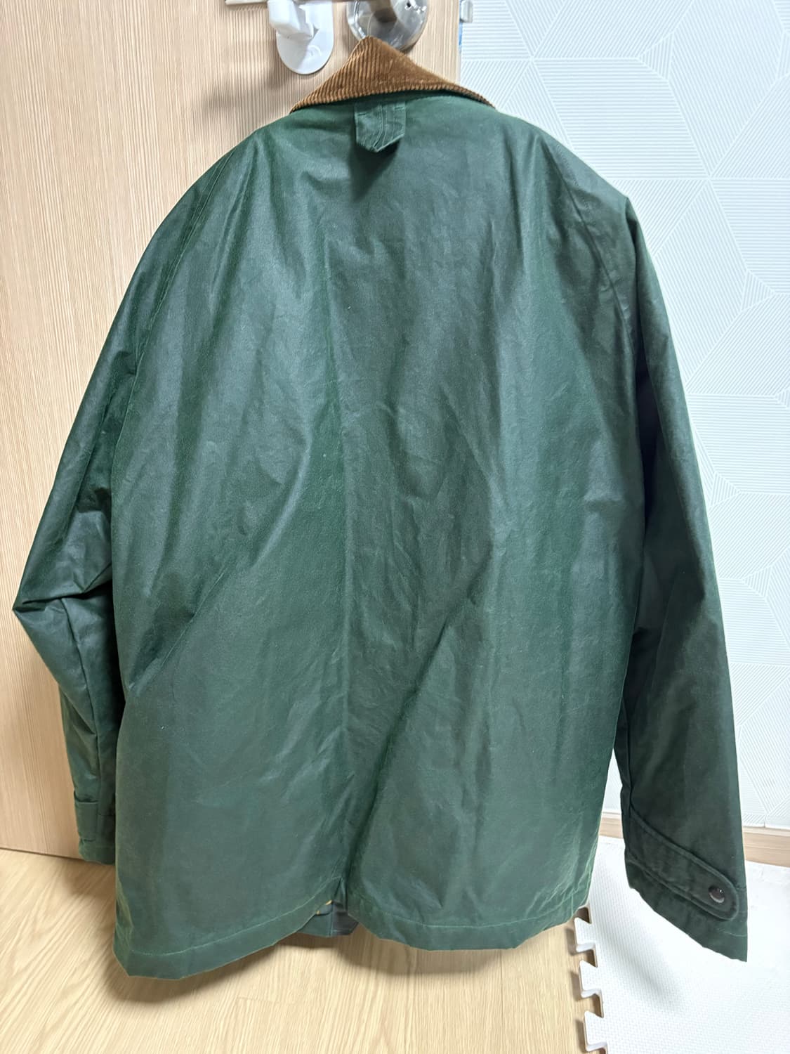 드레익스 그린 왁스 커버올 자켓 상품이미지3