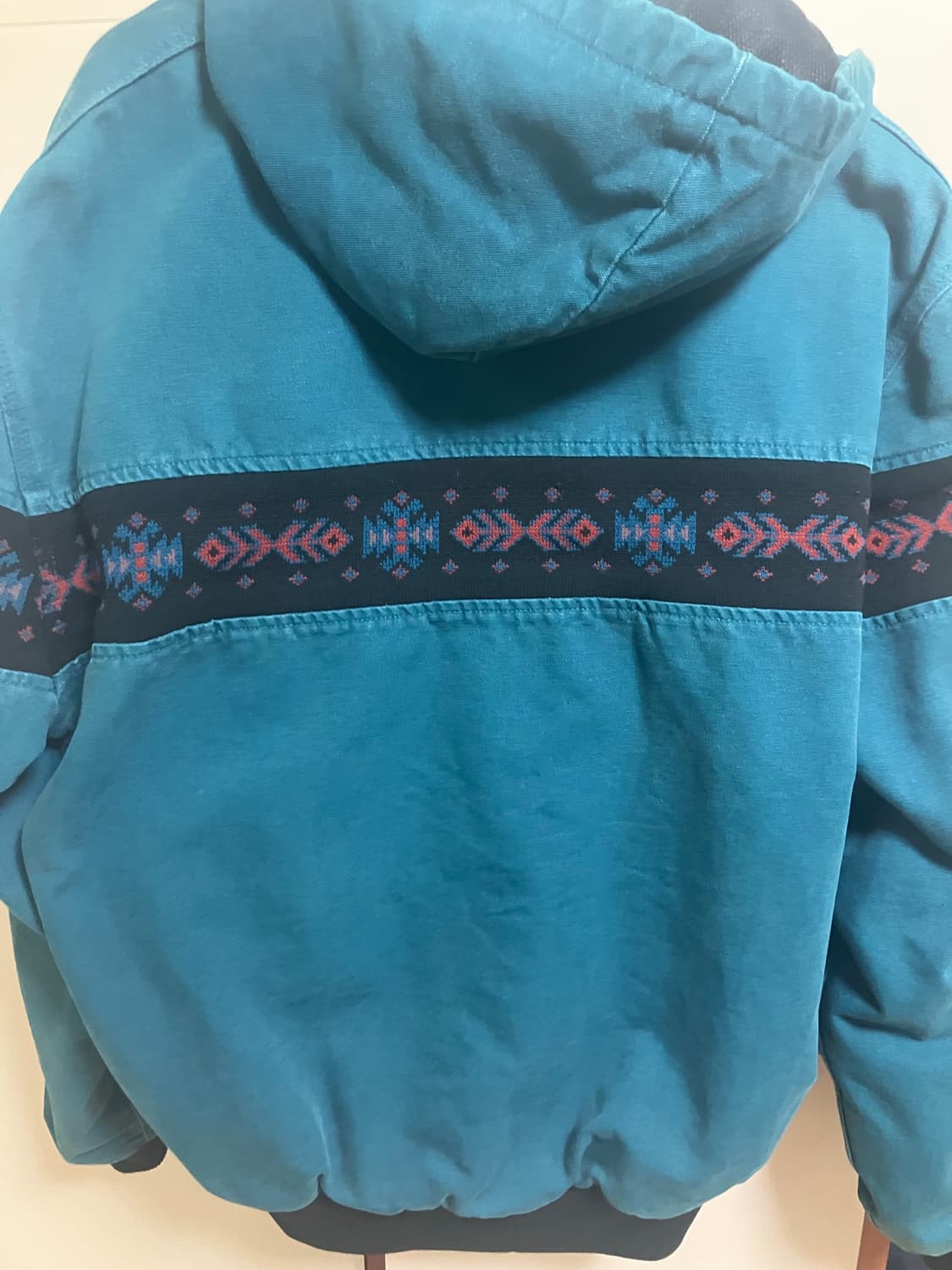 90s) 칼하트usa 액티브자켓 아쿠아 아즈텍자켓 xl 상품이미지5