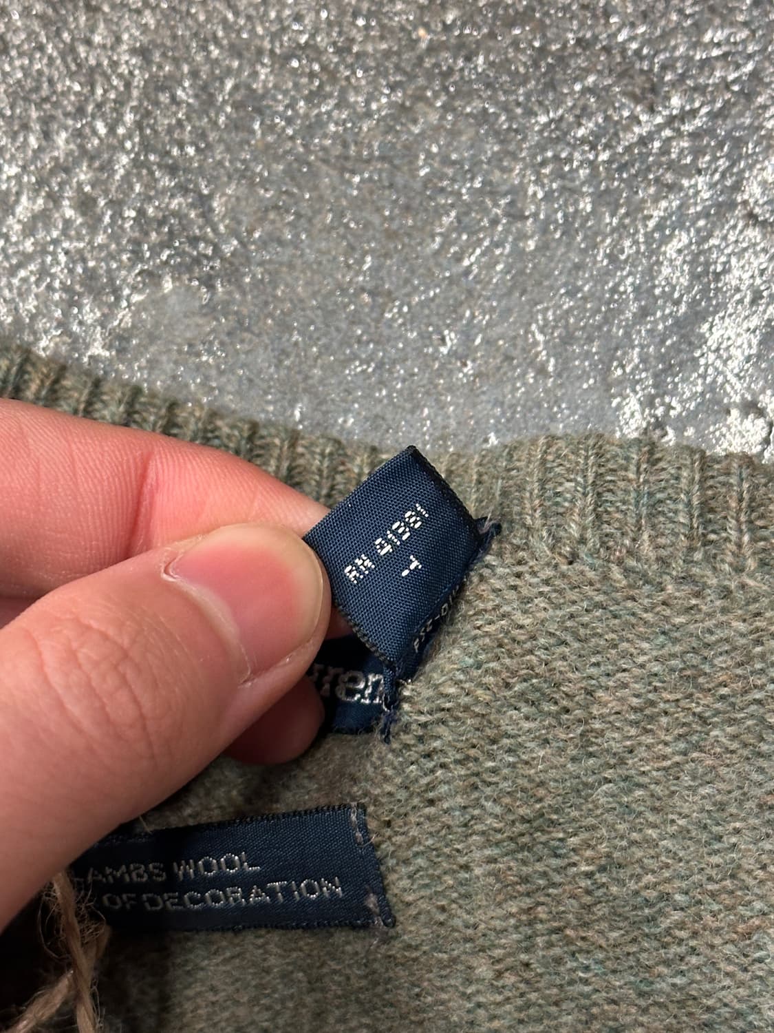 폴로 랄프로렌 램스울 니트 XL 상품이미지5