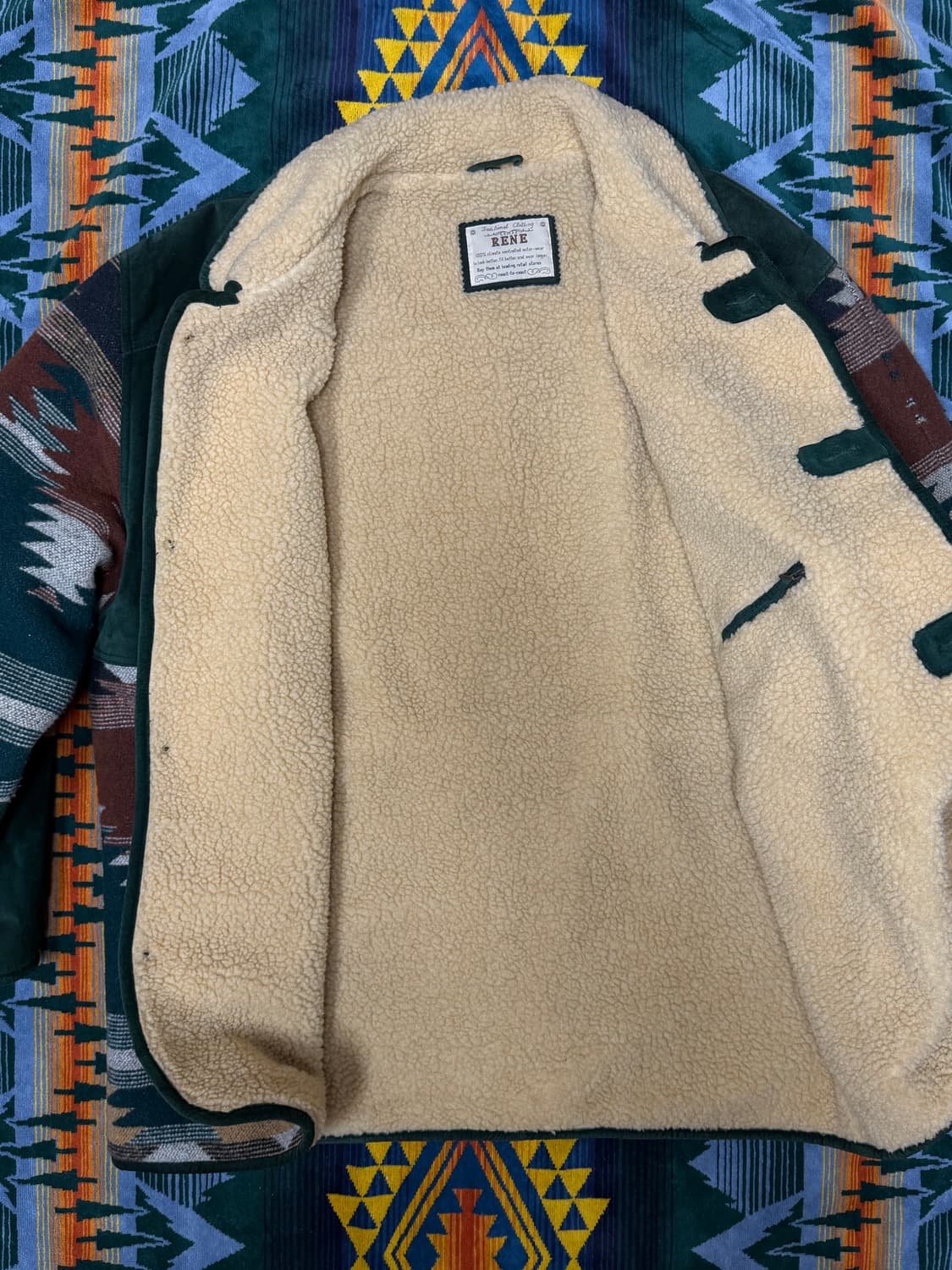 90s Rene native mustang jacket 상품이미지4