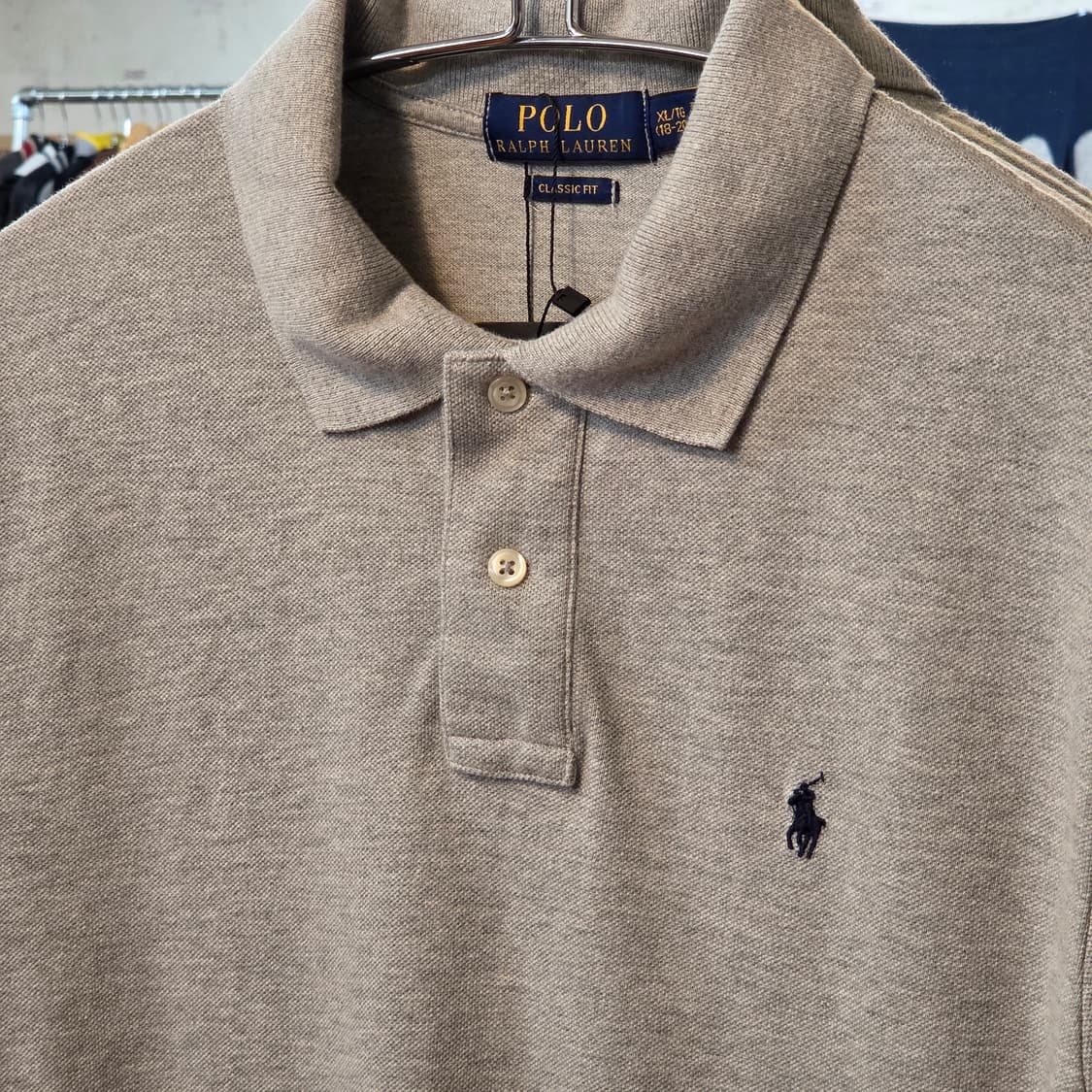 폴로 랄프로렌 그레이 PK 반팔 상품이미지2