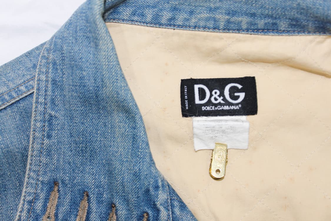 Dolce&Gabbana 2003 A/W 2WAY Denim Jacket 상품이미지4