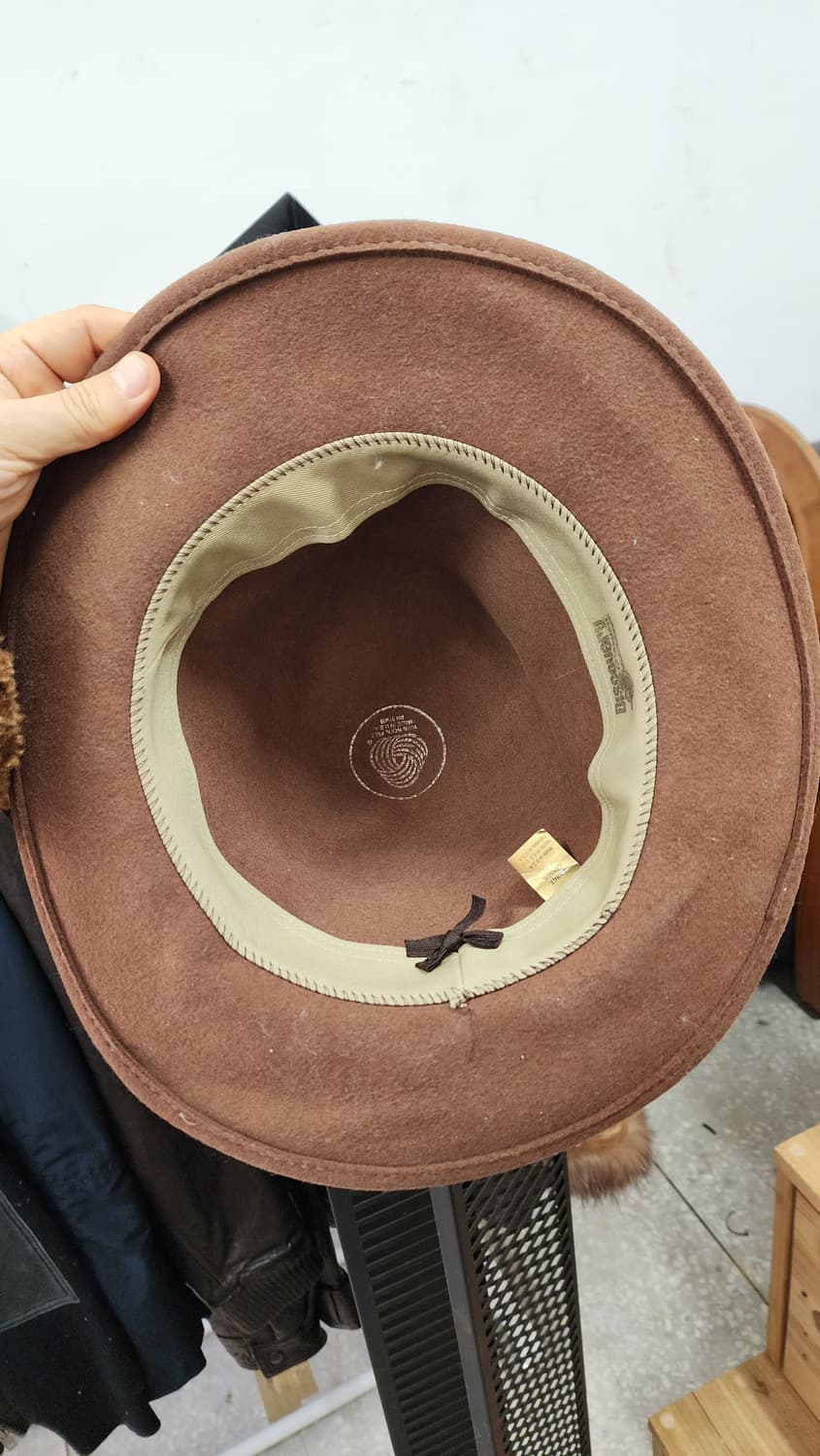 디스커버리 채널 울 펠트 중절모 페도라 상품이미지3