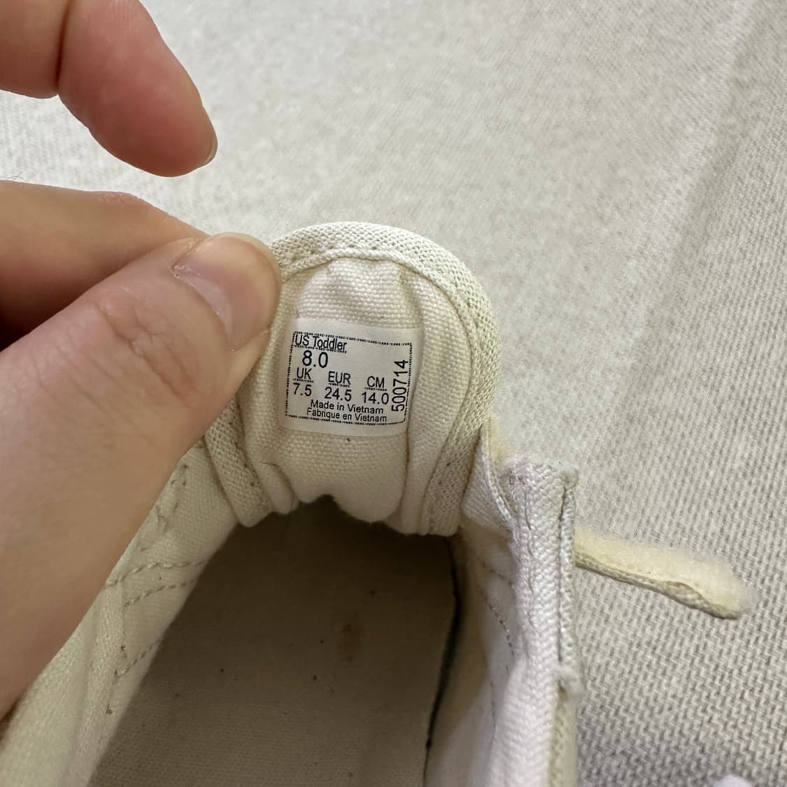 140 반스 키즈 벨크로 운동화  0331D 상품이미지7