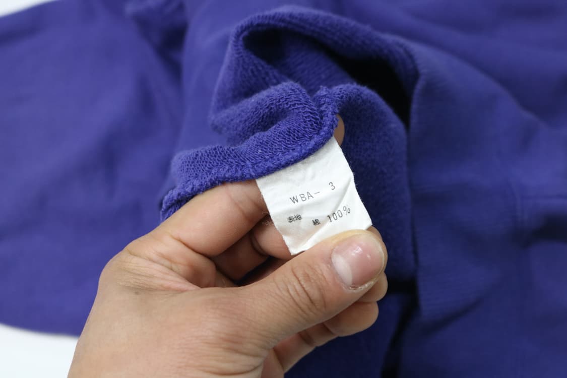 FICCE 피체 요시유키 코니시 빈티지 엠블럼 자수 퍼플 맨투맨 상품이미지9