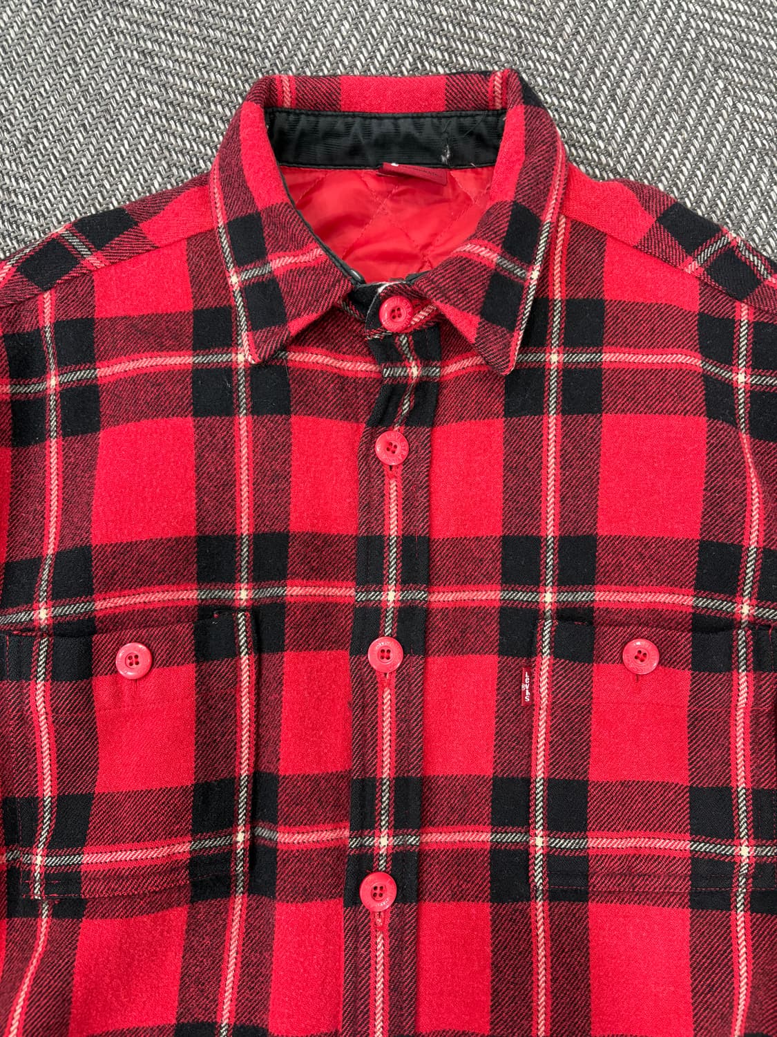 리바이스 체크 누빔자켓 상품이미지2