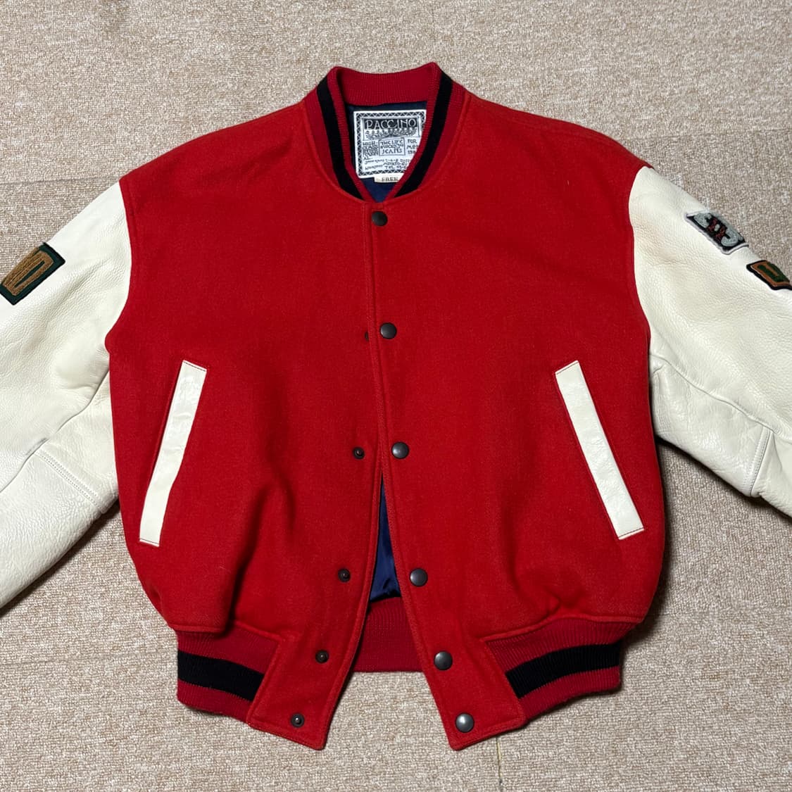 80s PACCINO 리미티드 바시티 자켓 상품이미지2