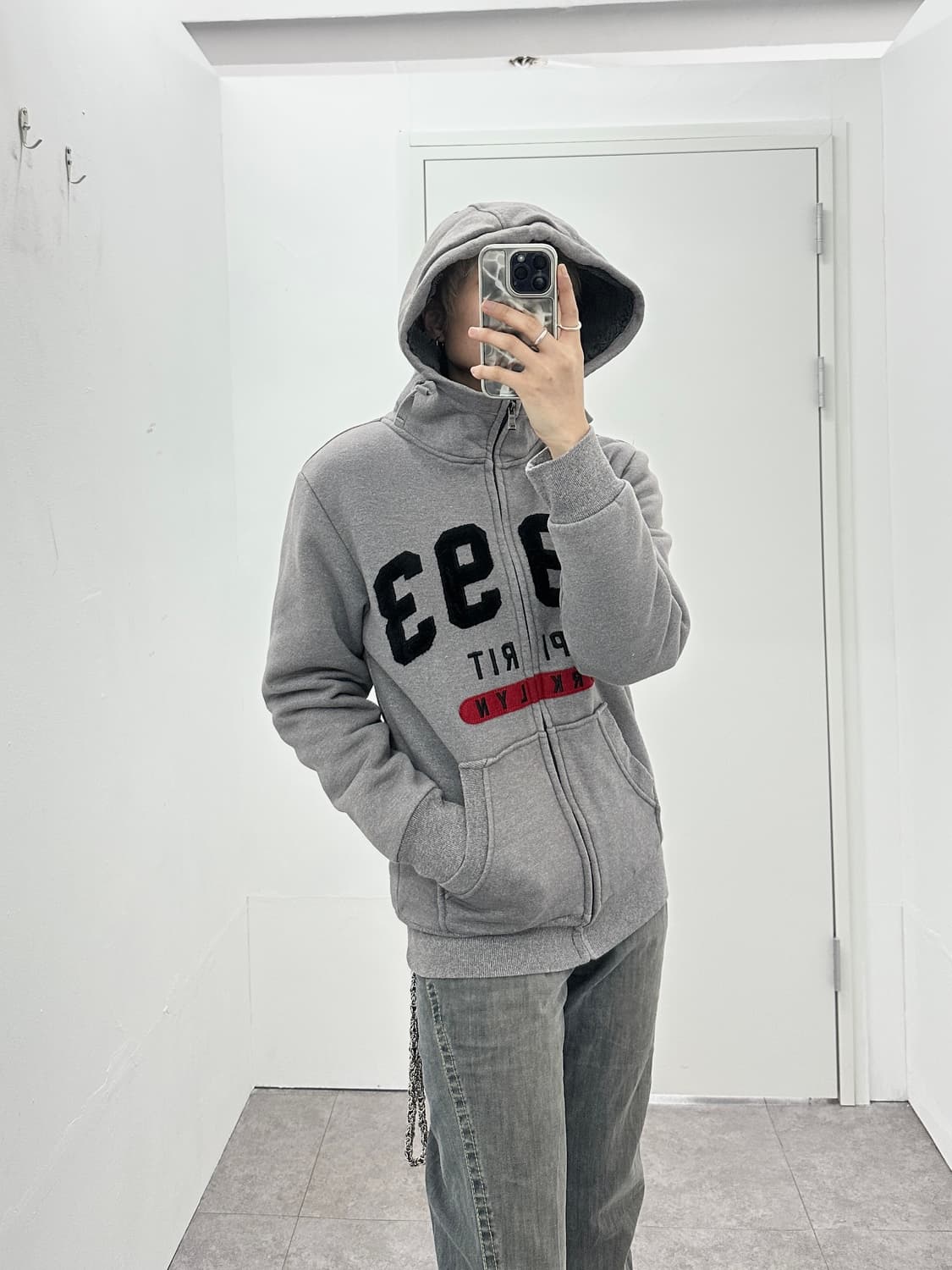 Litmus fur hood zip up 상품이미지3