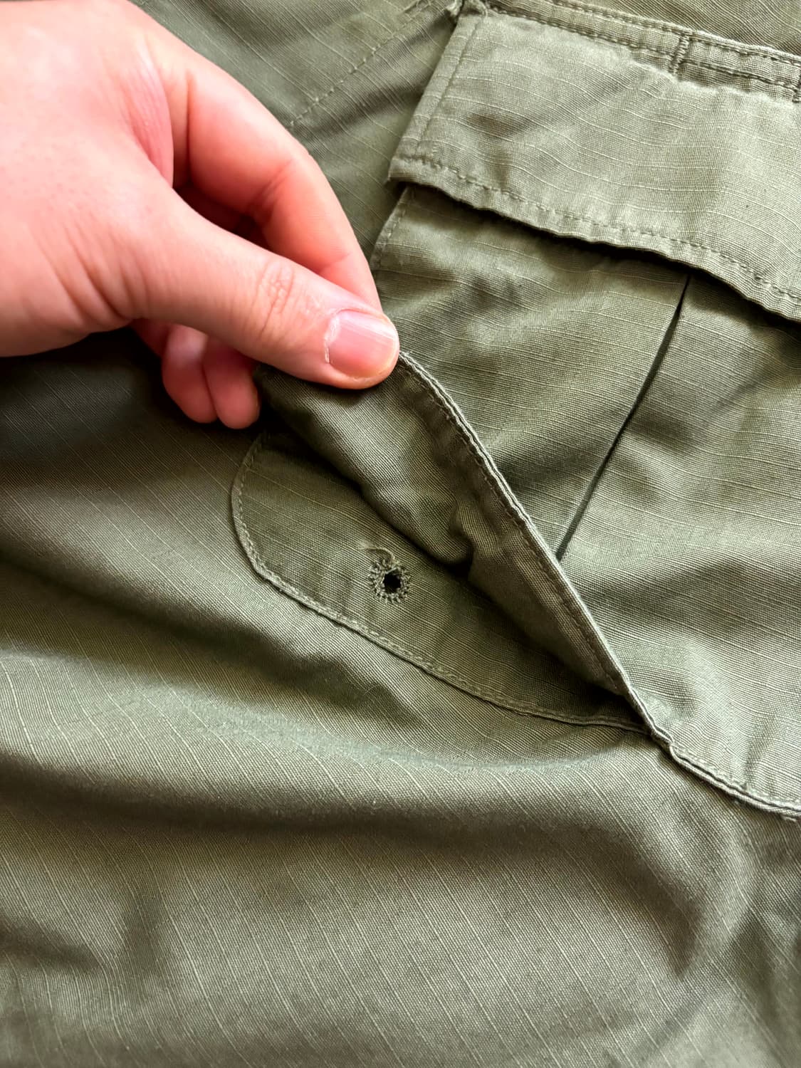 70's 미군 오리지널 정글 퍼티그 자켓 L-S 데드스탁 상품이미지6