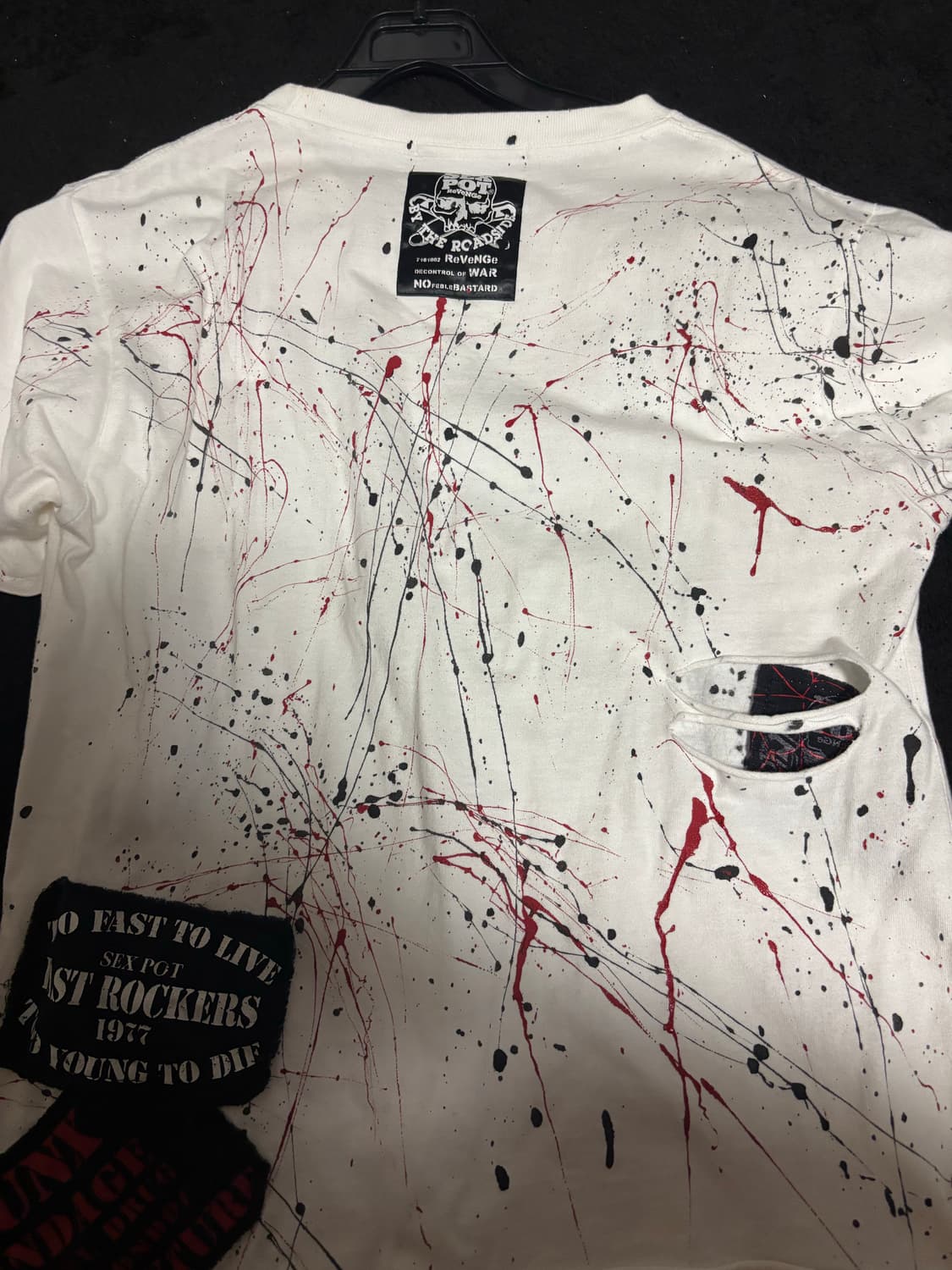 섹스팟리벤지 펑크 반팔 상품이미지2