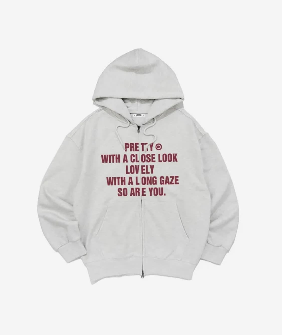 코소 멜란지 후드집업 상품이미지3