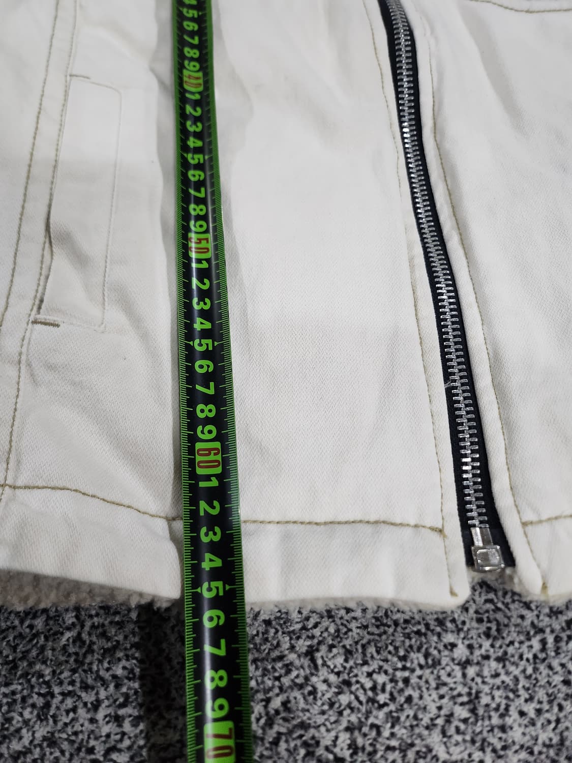 라이더 감성 빈티지 퍼카라 자켓  M 상품이미지10