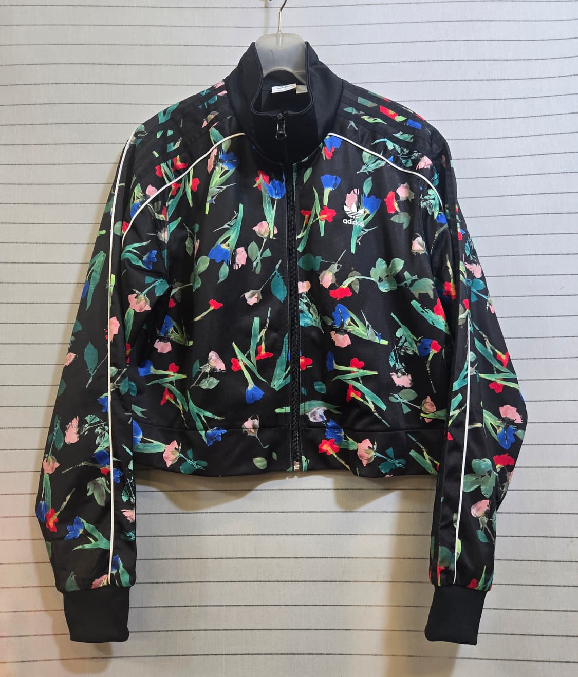 아디다스 플라워 벨리스타 트랙탑 블랙 상품이미지1