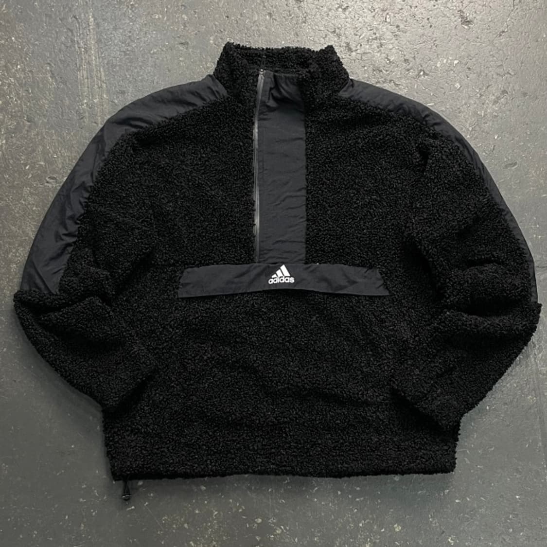 100 아디다스 뽀글이 후리스 아노락  상품이미지1