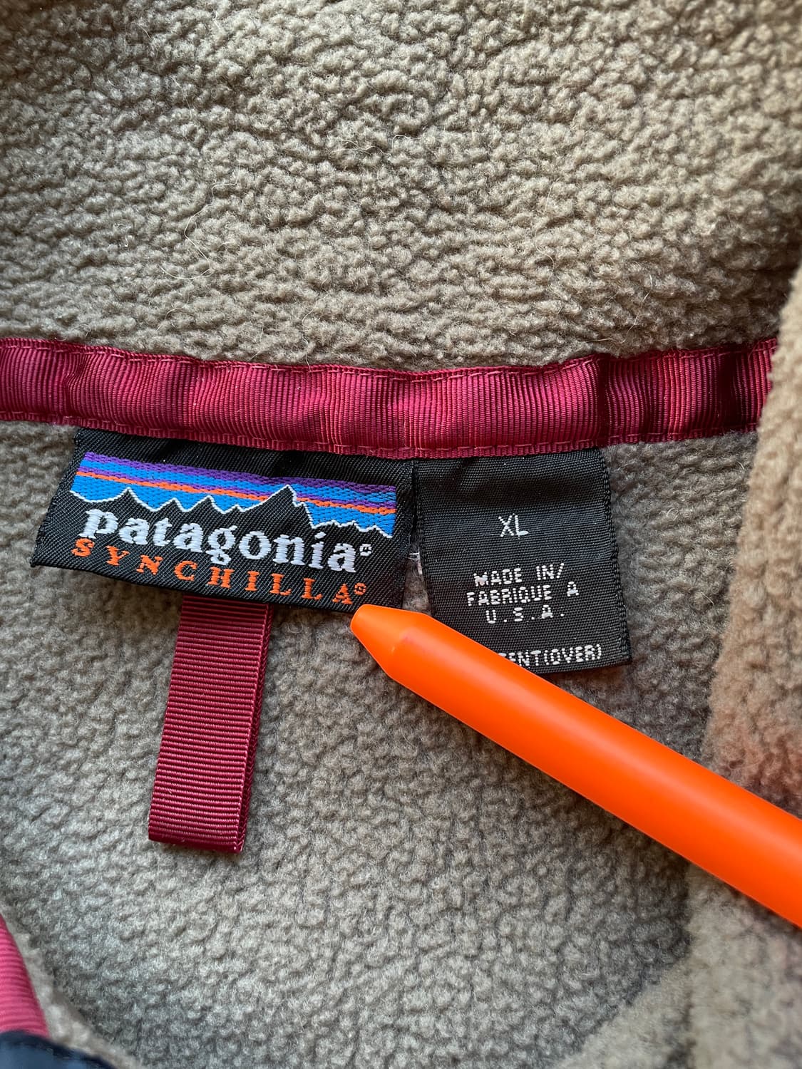 90s 파타고니아 신칠라 브라운 탄 rare 빈티지 상품이미지3