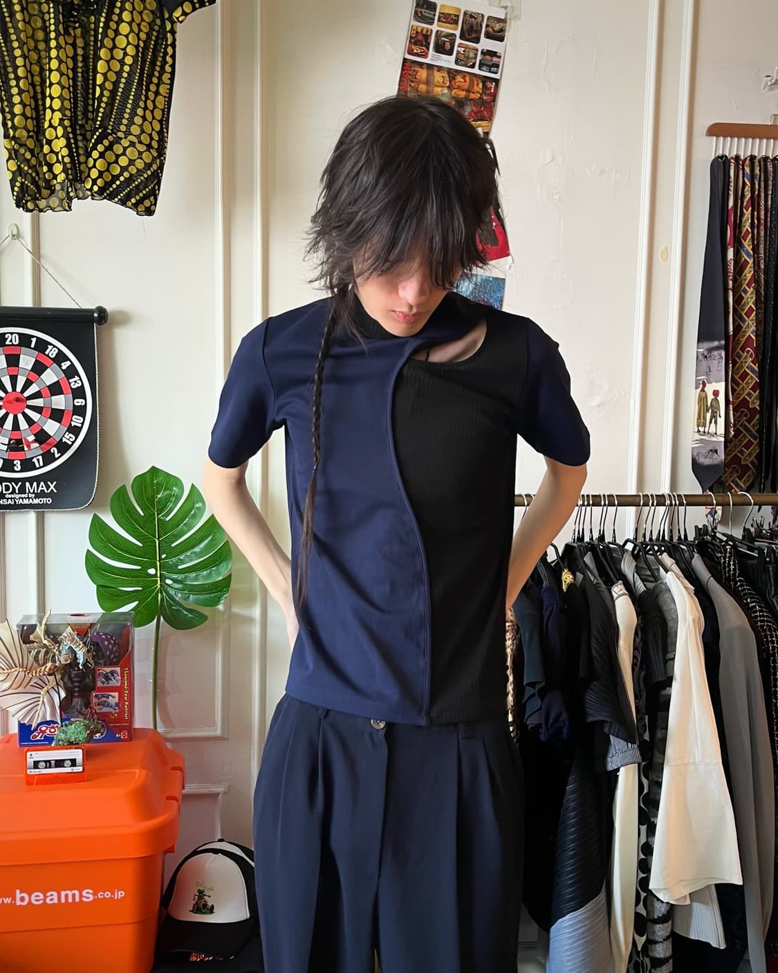 miette ミエット Mixed Texture Summer Top 상품이미지2