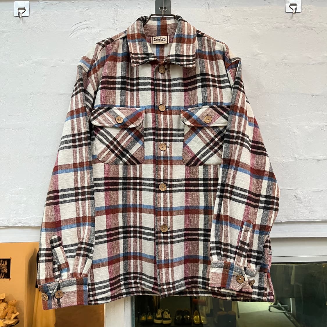 Scommessa 인디아 패턴 셔츠 자켓 F 상품이미지1