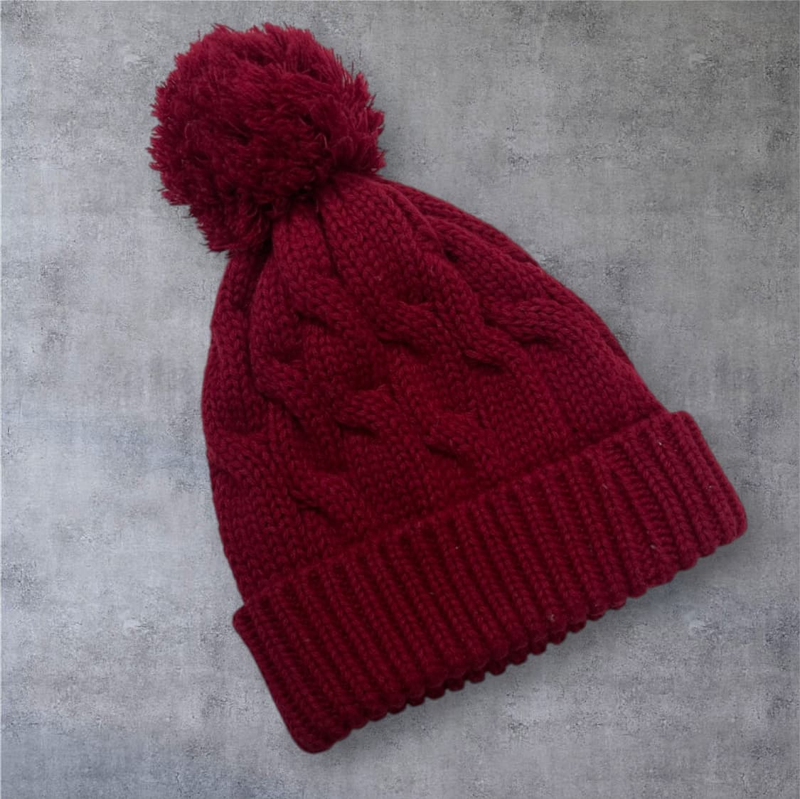 라코스테 Lacoste 레드 케이블 니트 방울 비니  상품이미지6