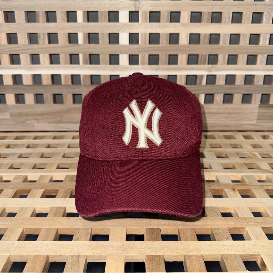 mlb 뉴욕 양키스 버건디 캡 상품이미지1