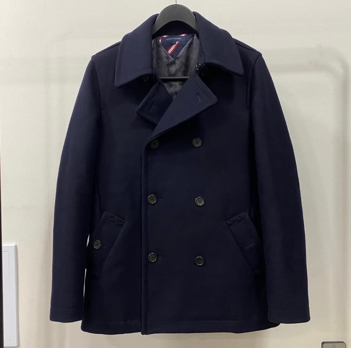 타미힐피거 울 더블 피코트 (네이비 / 100) 상품이미지1