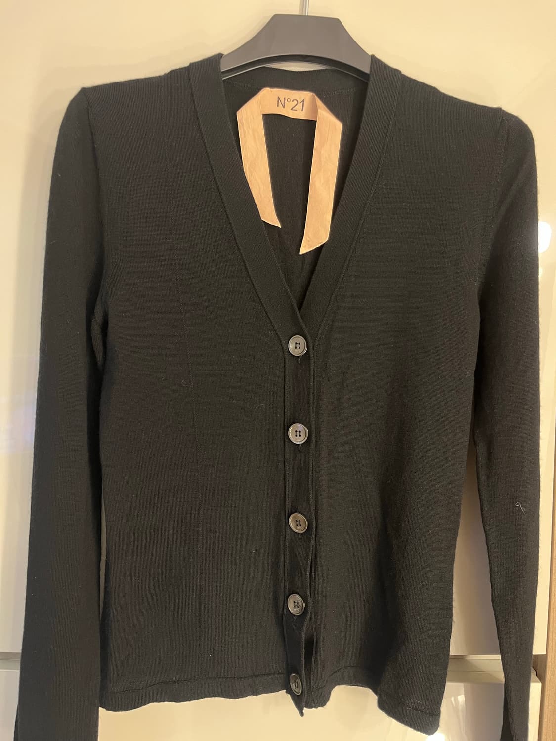 n21 블랙 가디건 상품이미지1