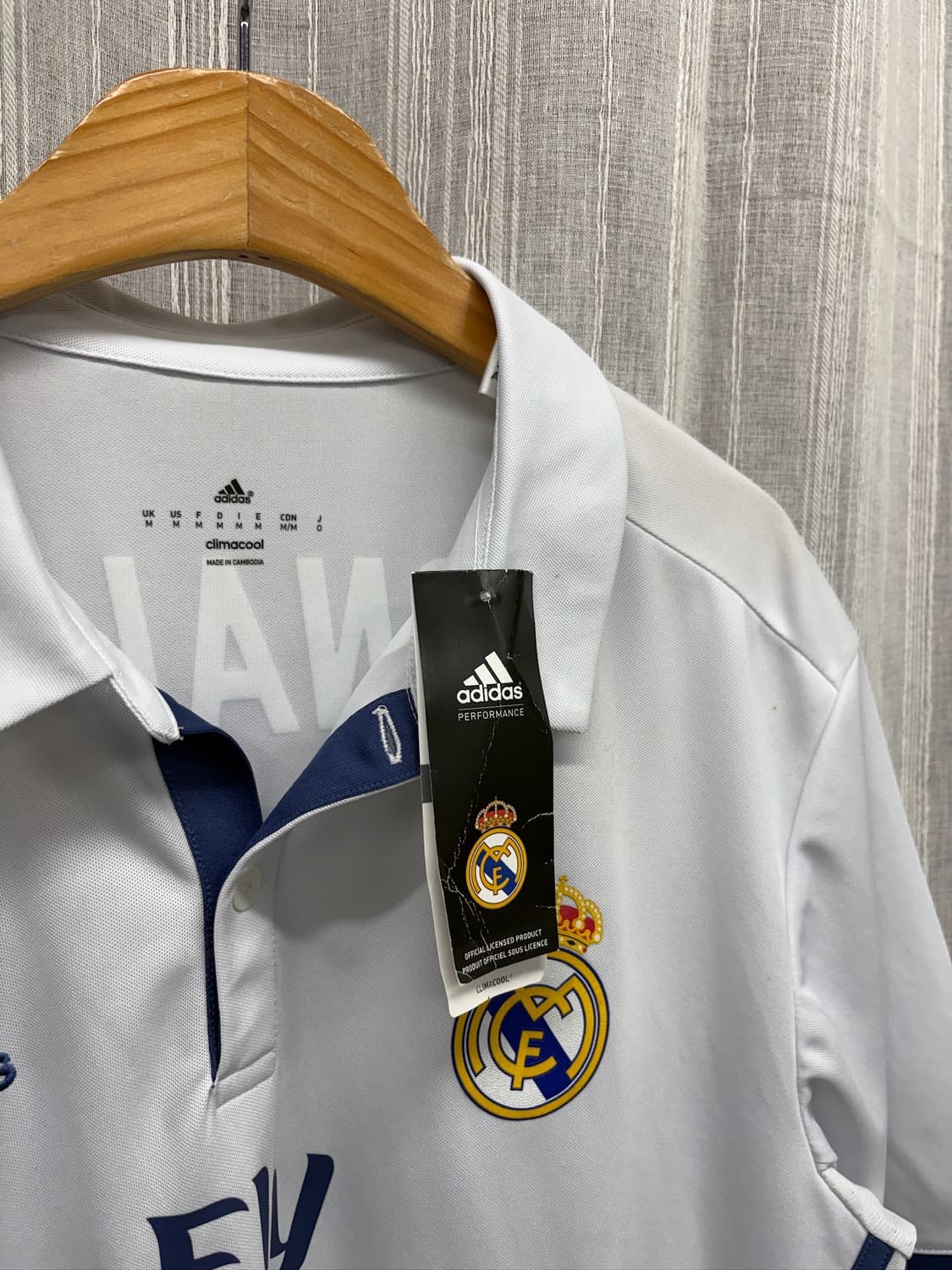 레알 마드리드 16 17 호날두 홈 유니폼 반팔 져지 상품이미지3