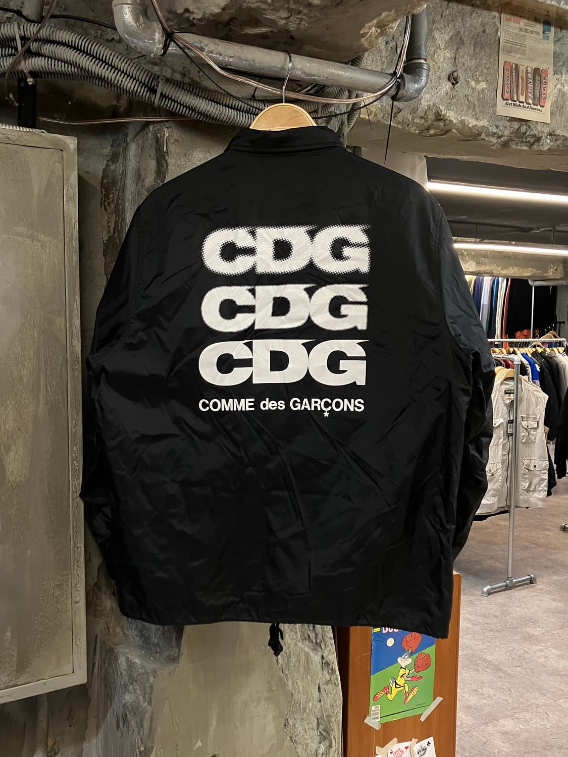 꼼데가르송 점퍼 블랙 M  #csz1805 상품이미지2