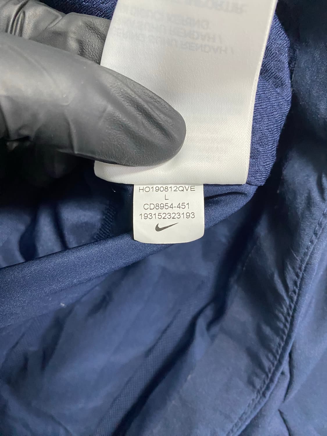 나이키 에어로로프트 네이비 경량패딩 자켓 L 상품이미지7
