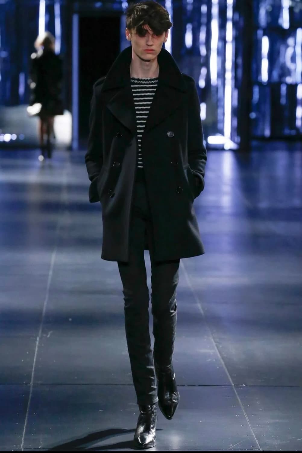 [에디 아카이브] 생로랑 15AW 더블 코트 (울/캐시미어 혼방) 상품이미지5