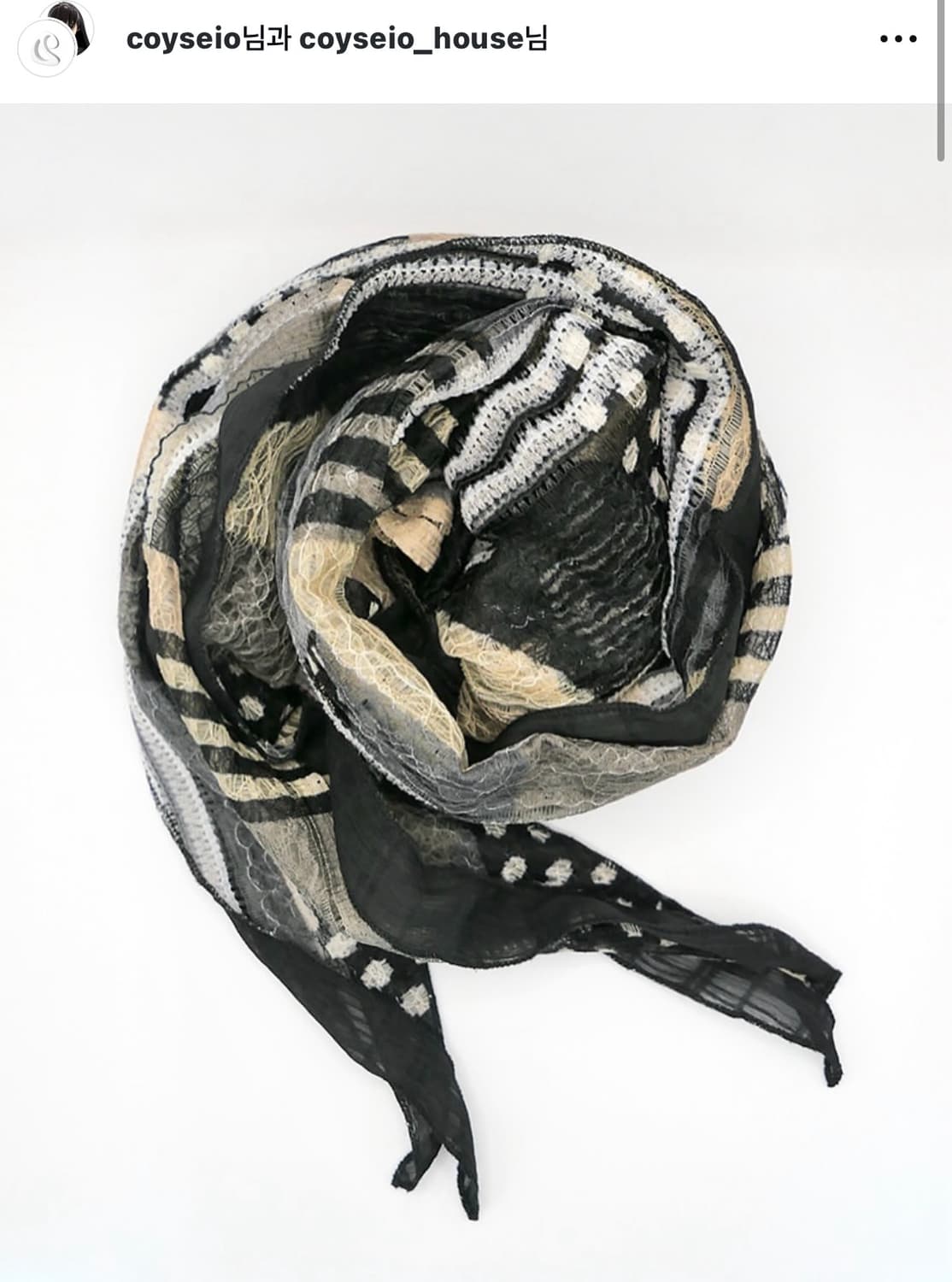 코이세이오 스카프 구해요 상품이미지1