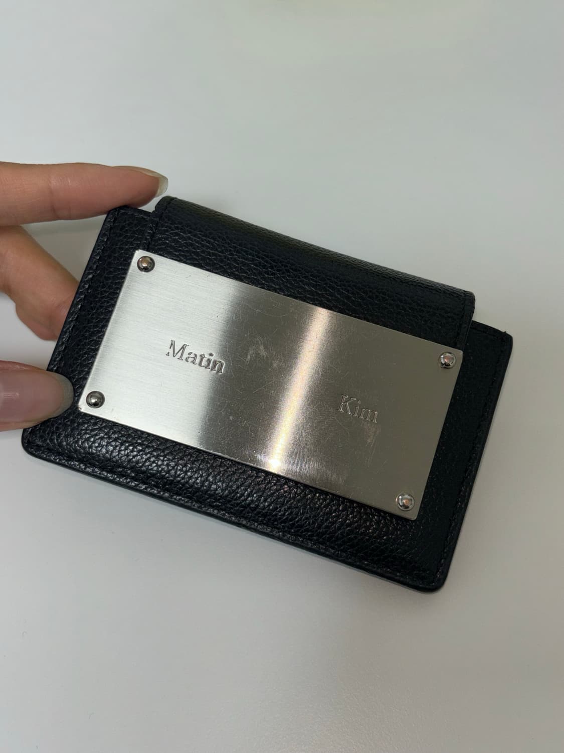 마뗑킴 아코디언 카드지갑 블랙 상품이미지3