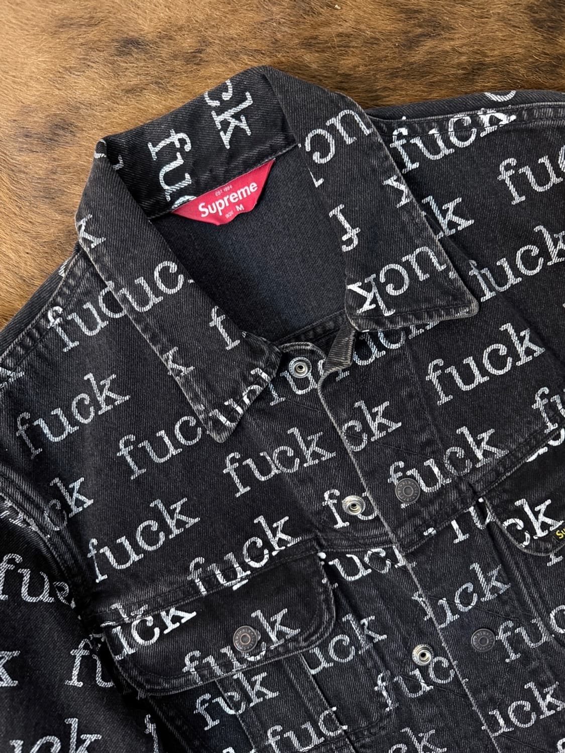 슈프림 fuck 트랙커 데님자켓 상품이미지5