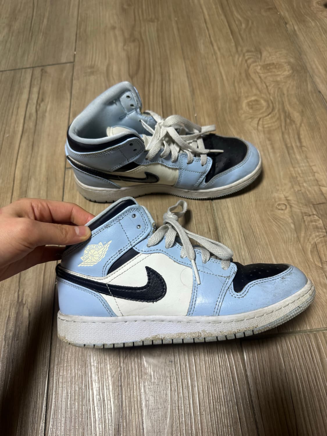 나이키 에어 조던 미드 아이스블루 230 상품이미지2