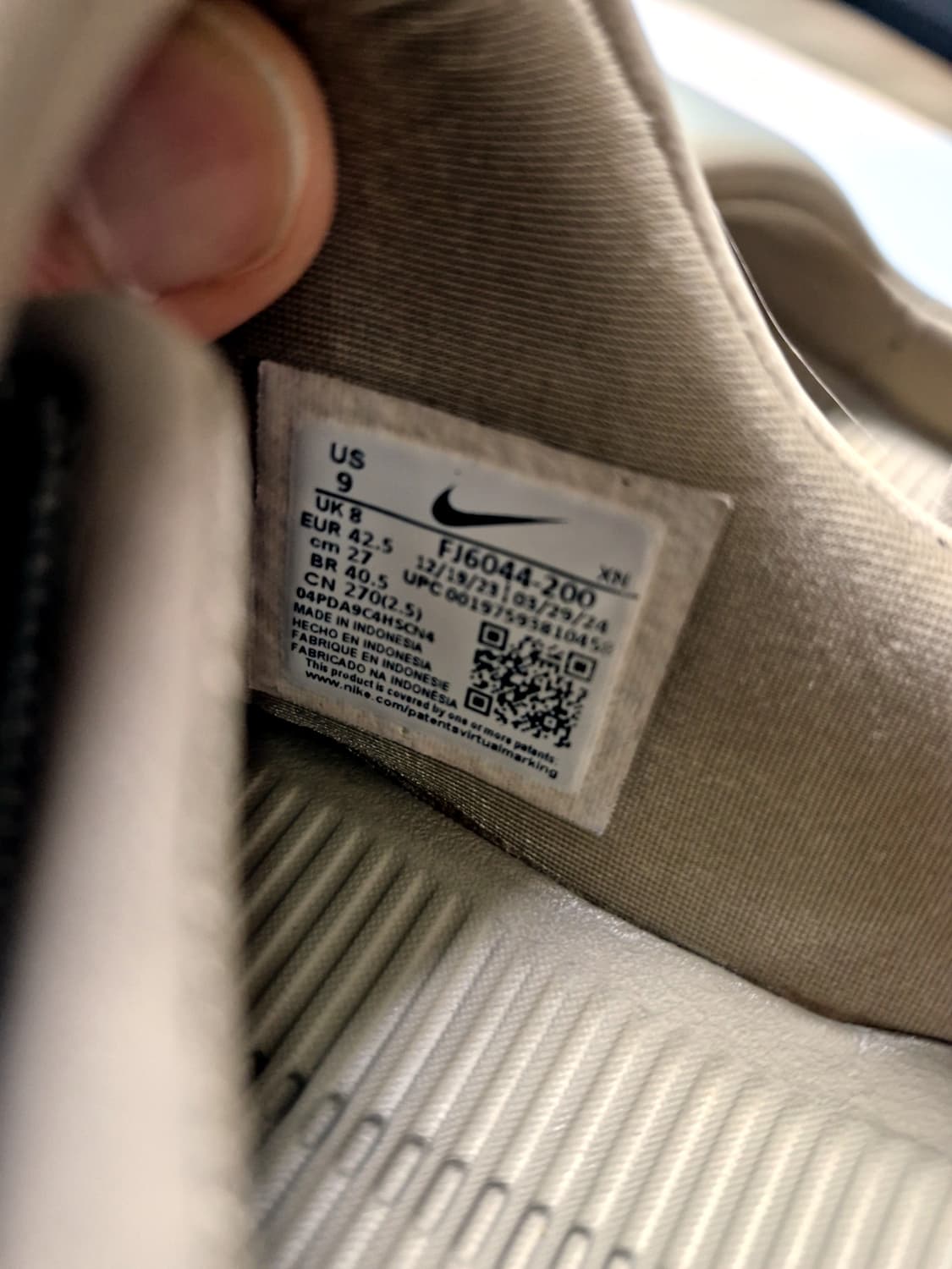 나이키 캄 샌들 270 베이지 상품이미지3