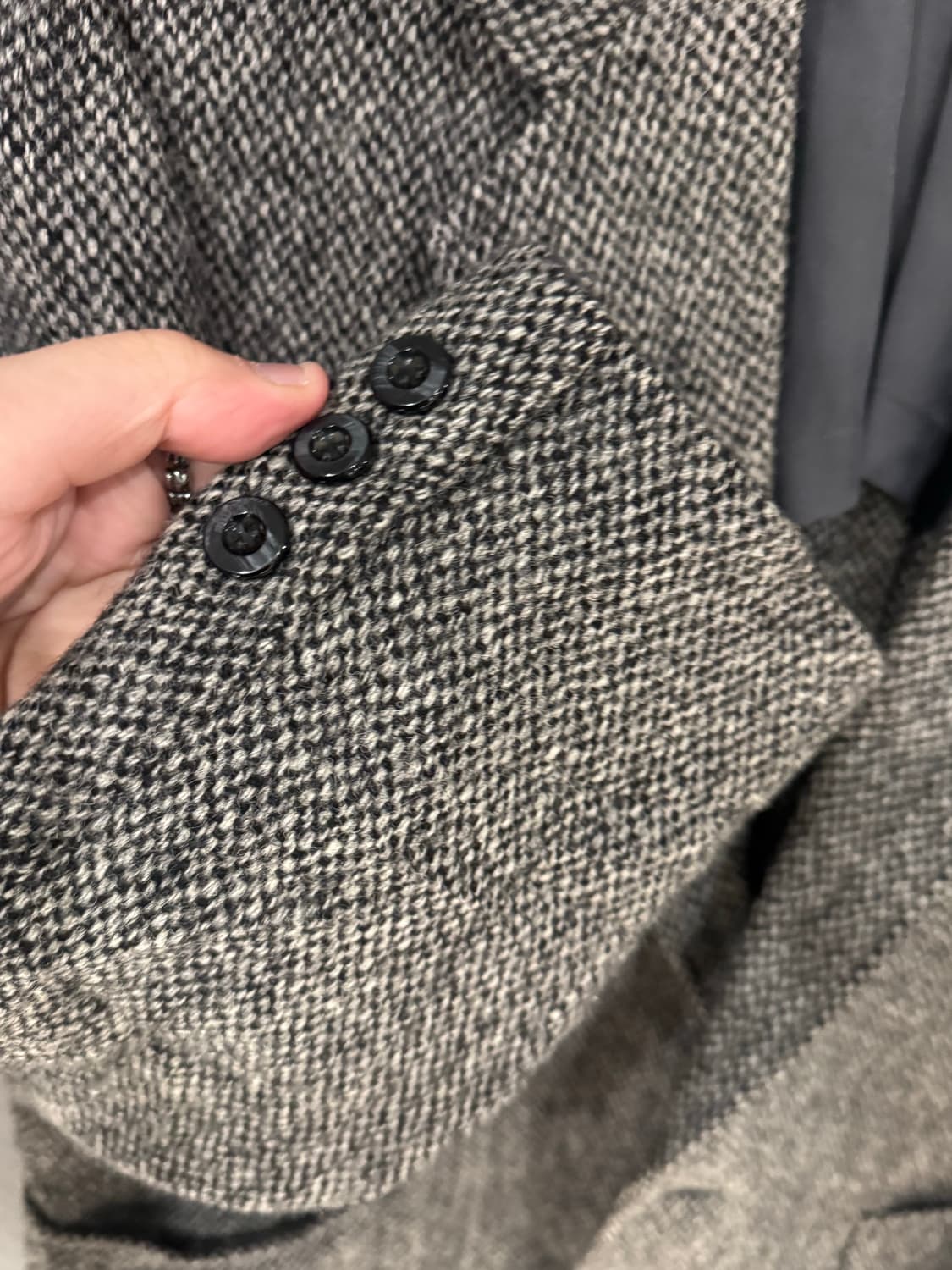 해리스 트위드 해링본 울자켓  상품이미지5