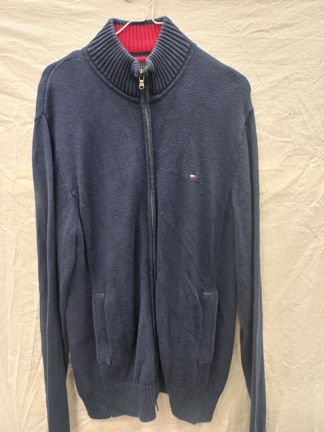 타미힐피거 집업 니트 남100 상품이미지1