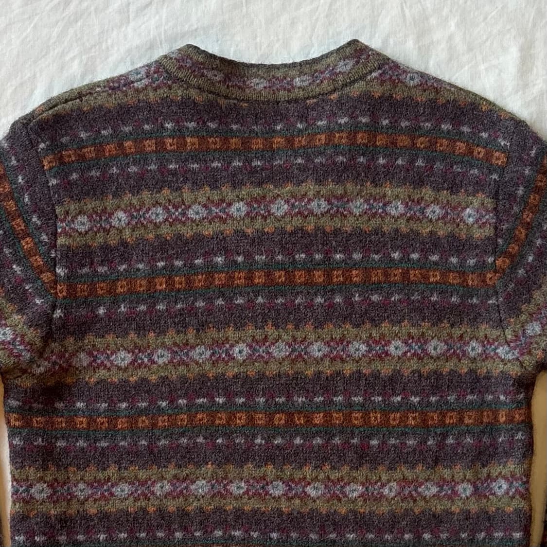 90s 스코틀랜드 USA LANDS END 페어아일 니트 스웨터 상품이미지7