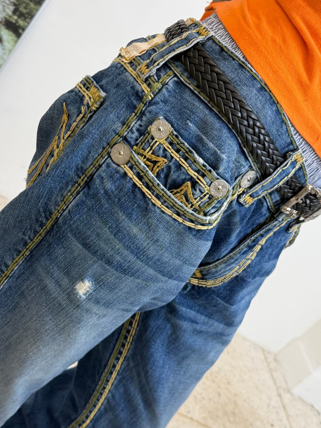 트루릴리전 스트레이트 핏 상품이미지6