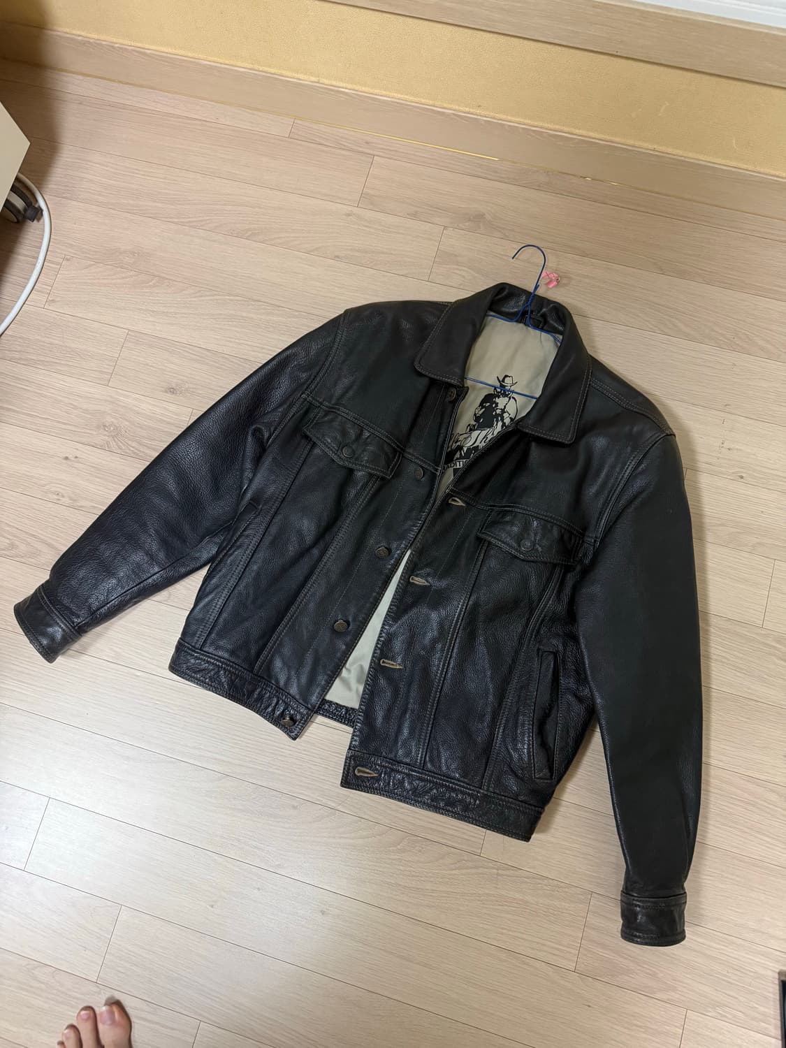 레더 트러커 자켓 상품이미지1