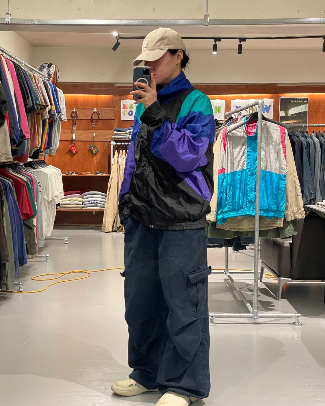 90s 올드스쿨 바람막이 자켓 상품이미지3