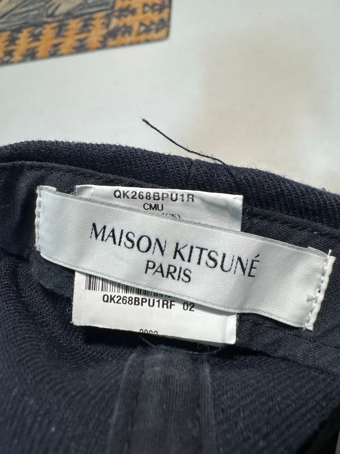 메종 키츠네 자수 로고 볼캡 모자 스냅백 트러커캡 상품이미지4