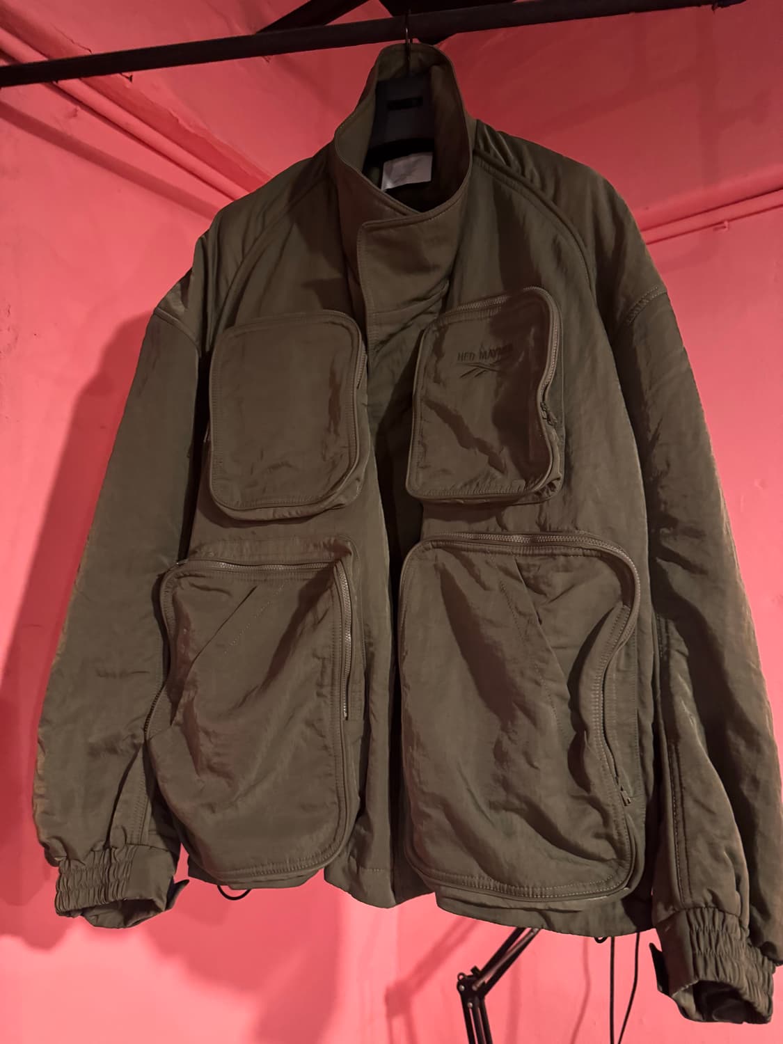 [L]헤드메이너x리복 오버사이즈 봄버 상품이미지1