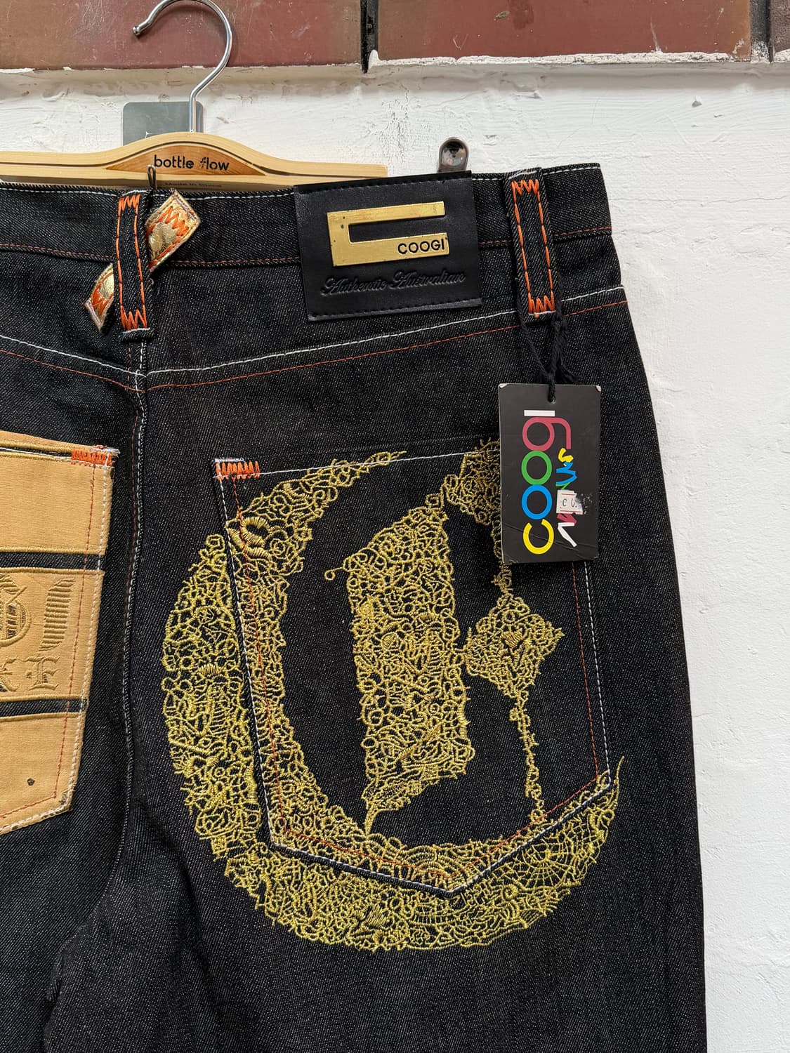 COOGI 리미티드 에디션 스티칭 데님 진 W36 상품이미지8