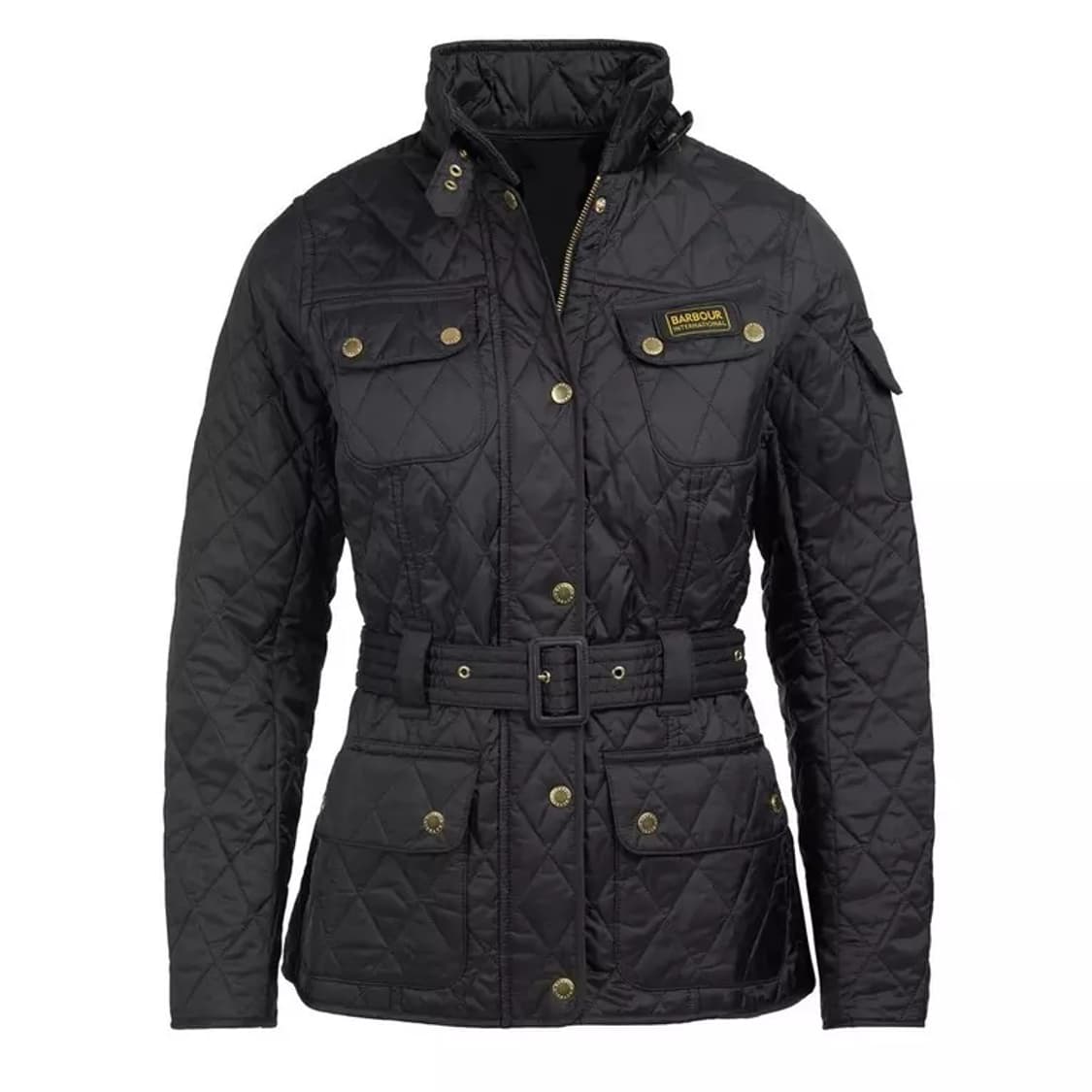 Barbour 바버 인터내셔널 폴라 퀼트 자켓 블랙  상품이미지1