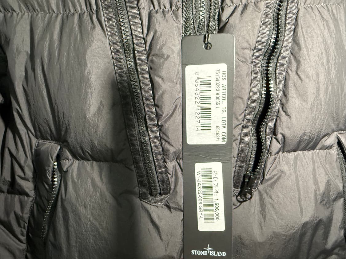 [L] 스톤 아일랜그 40223 크링클랩스 다운 재킷 다크그레이-21FW 상품이미지5