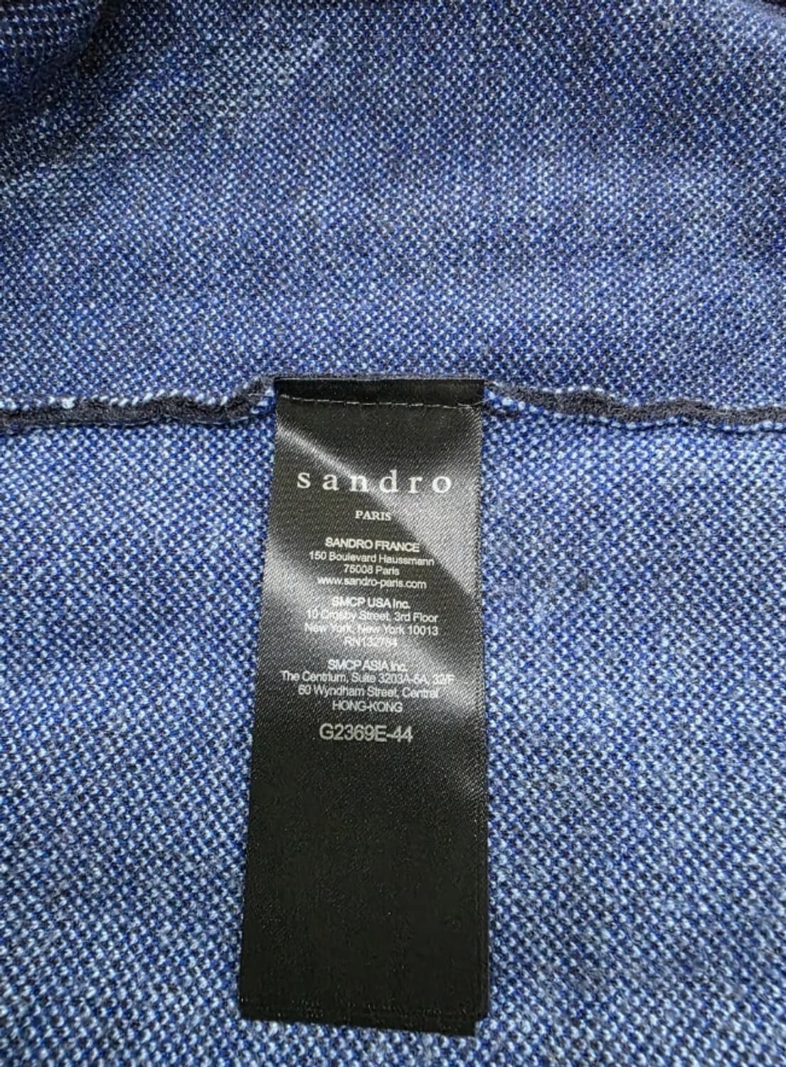 한섬 산드로 SANDRO 가디건 네이비 ~FREE 상품이미지8