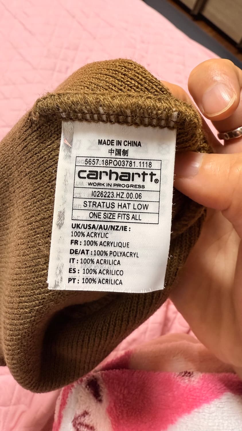 칼하트 비니 브라운 상품이미지3